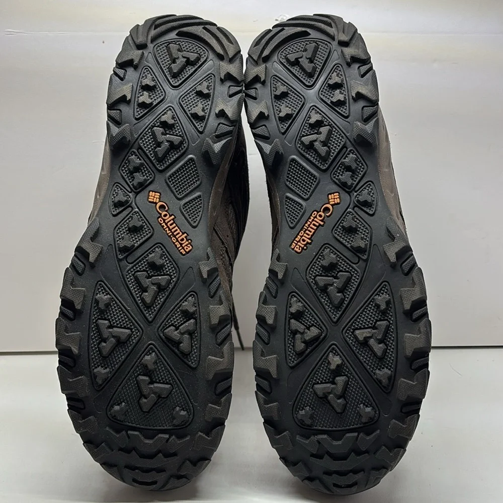 COLUMBIA PLAINS BUTTE MID WATERPROOF HIKING SHOES SIZE 14 EXCELLENT CONDITION